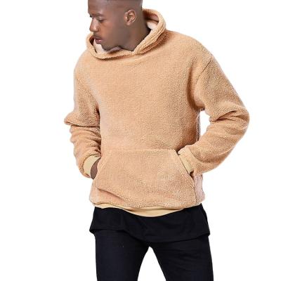 China QUICK DRY OEM Custom Design Plain Fleece Fabric Hoodie Streetwear Apparel For Men for sale