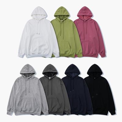 China Customized Breathable Oversized Logo Winter Hoodie With Drawstring Blank Pullover Hoodies Unisex 100% Cotton for sale