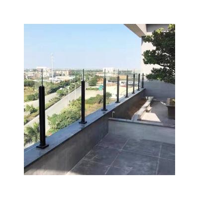 China modern stainless steel glass balustrade for stairs stainless steel stair railing manufacturer for sale