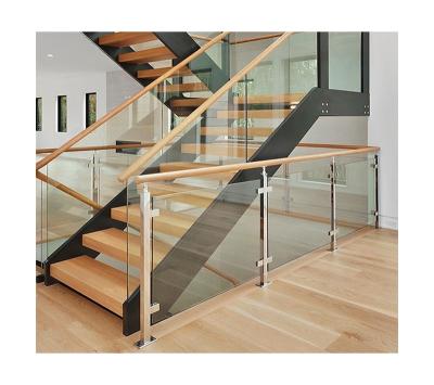 China Modern High Quality Frameless Glass Balustrade Handrails For Outdoor for sale