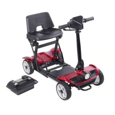 China Safe, stable and lightweight unisex electric handicap scooters 4 wheel disability scooters for sale