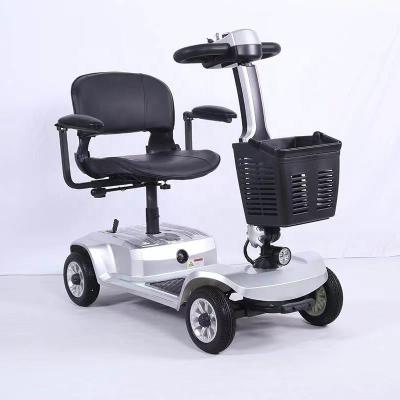 China PE0601B Electric Wheelchair Accessories 250w 4 Wheel Electric Foldable Mobility Scooter For Elderly Braking Circuit: Magnetic Brake for sale