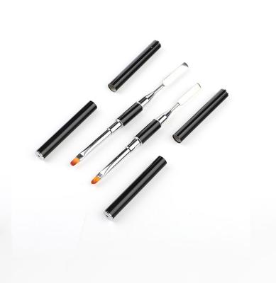 China Multifunctional Double-ended Double-headed Phototherapy Nail Gel Painting Pen Brush Pen For Nail Art Beauty for sale