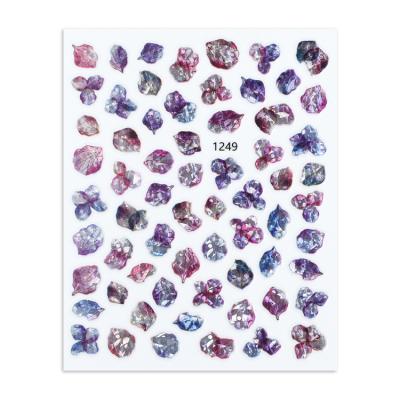 China Laser Cut Nail Art Stickers Gel Polish Customized Packing 3D Wholesale Beauty Manicure Stretching Nail Sticker for sale