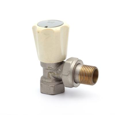 China Low Price General Heating Radiator Remote Brass Thermostatic Valve With Plastic Handwheel for sale