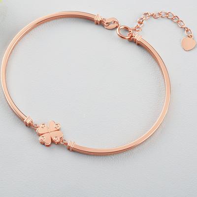 China Hot Selling Au750 Classic Design 18k Solid Gold FASHIONABLE Real Charm Bracelet Jewelry for sale