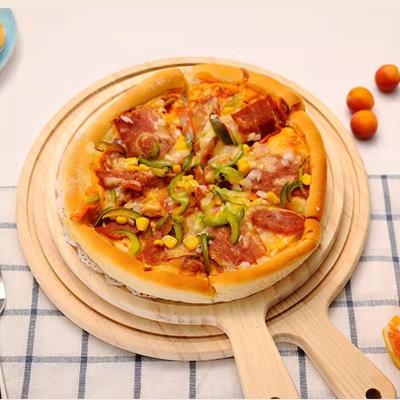 China Viable Wholesale Customizable Large Acacia Wood Pizza Board For Kitchen for sale