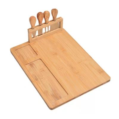 China 2022 Sustainable Cheap Charcuterie Set 19 Piece Novelty Shape Multi Functional Cheese And Tapas Cutting Board With Knife for sale