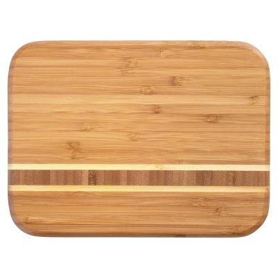 China Costom Viable Bamboo Chopping Board Cutting Plate with Containers for Kitchen with 4 Compartments for sale