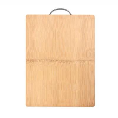 China Sustainable Kitchen Multifunctional Natural Bamboo Wooden Cutting Board Large With Trays Chopper for sale