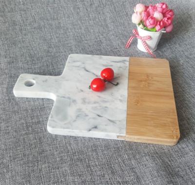 China Viable Marbled Bamboo Serving and Cutting Board for sale