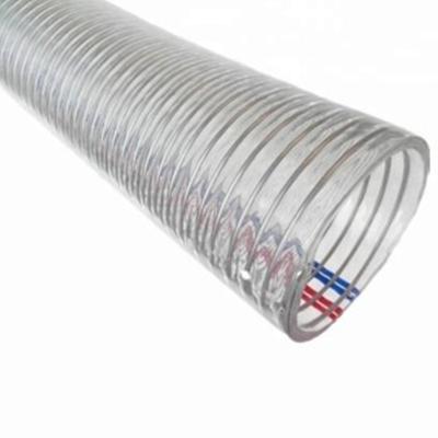 China Low Adjustable PVC Garden Hose Temperature Resistant Steel Reinforced Hose for sale