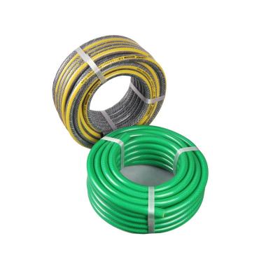 China Adjustable Tuck Free Flexible PVC Garden Hose With Quick Coupling Hose Connectors for sale