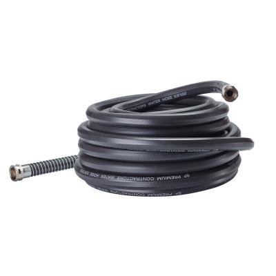 China Deliver Water 3/4 In X 100 Ft Contractor Garden Hose Assembly With Brass Fittings for sale