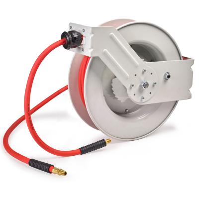 China MUREZ AHRS0101 MOUNTABLE 3/8 inch X 15M Steel Retractable Single Arm Air Hose Reel for sale