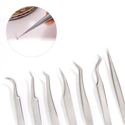 China EYE Super Solid Private Label Wholesale Eyelash Extension Tweezers for sale