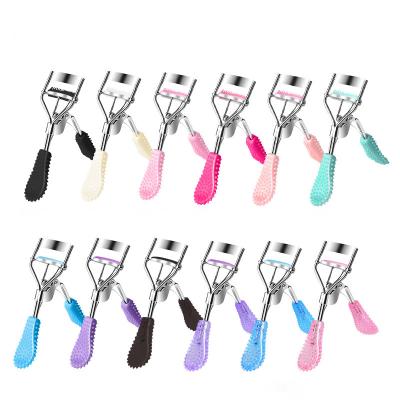 China Beauty Care Makeup Factory Hot Sales Amazon Best Professional Black Pink Purple Blue Green Yellow False Lash Partial Eyelash Curler False for sale