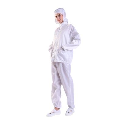 China Work Anti-Static Hooded Jacket And Pants Overall ESD Clean Room Coats Anti Static Coveralls Protective Workwear for sale