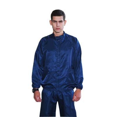 China High Quality Cheap High Quality ESD Custom Reusable Washable Breathable White Suit Anti-Static Cleanroom Coverall Electronics/Food Factory Without Hood Headcover for sale