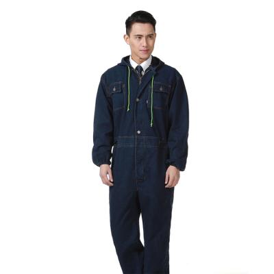 China Work Protective Denim Fabric Uniforms Work Overalls / Workwear Coverall for sale