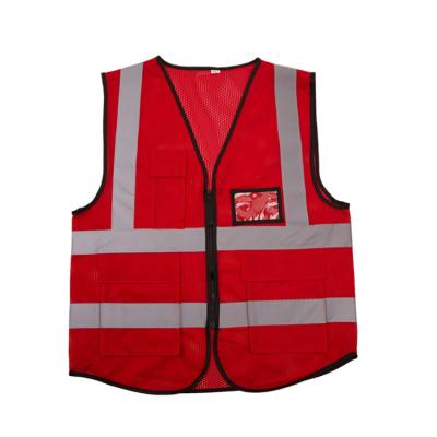 China High Visibility Hi Vis Work Safety Reflective Clothing Safety Vest Safety Reflective Personal Construction Tape Vest Vest for sale