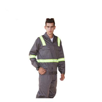 China Uniforms Wholesale Men's Auto Repair Multipockets Reflective Workwear Construction Uniforms Work Clothes Mechanic Coveralls for sale