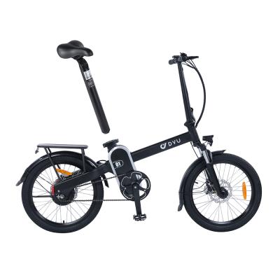 China Aluminum Alloy Brushless Motor 5Ah Lithium Battery Folding 20inch IP54 Mini Indoor Portable Electric City Bikes Electric Bicycle E-Bike for sale