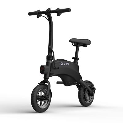 China New Electric Scooter Small Tires10 CE Standard 2020 DYU Inch E-Bike Mini Electric Bike With Model For Adults for sale