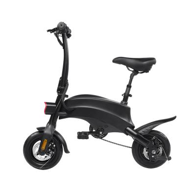 China High Quality 250W Folding Detachable Battery Smart 10inch Mini Tire Electric Bike Metal Electric Bicycle DYU S1 for sale