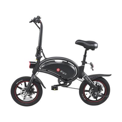 China 2021 new product DYU aluminum alloy D3+ folding 14inch 10Ah lithium battery ebike 250w aluminum custom electric bike for sale