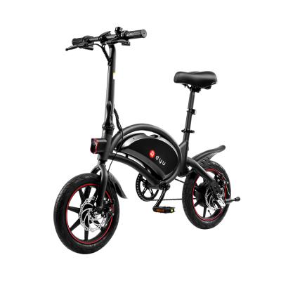 China 2021 Steel Best Selling Small Wheel DYU Portable Folding Cheaper Electric Bike for sale