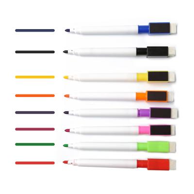 China China Suppliers Board Dry Marker Magnetic Dry Erase Chalk Marker White Erase Marker 11.3*1.3cm for sale