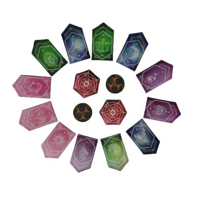 China Custom Printed Cardboard Hicreate Board Game Paper Cardboard Token Counters for sale