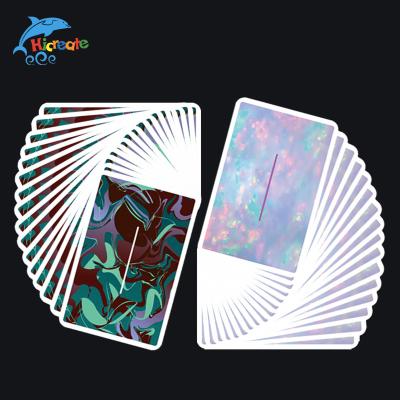 China Custom Printing Logo Paper Advertising Games Poker Card US Paper Playing Cards for sale