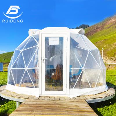 China Easy set up outdoor portable mountain dome house restaurant camping mobile tent for resort events for sale