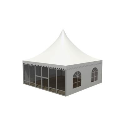 China UV resistance 6x6m aluminum event party pagoda tent with window for hot sale wedding tent for sale