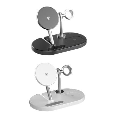 China Smart Watch S20 3 Way Charger Stand 4 in 1 Magnetic Wireless Charger 3 in 1 Wireless Charger for iPhone for airpods for iwatch for sale