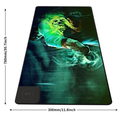 China Earphone OEM Printed Wireless Charger Charging Wireless Mouse Pad for Gaming for Office for School for sale