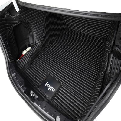 China Car Boot Liner Car Trunk Mat Full Coverage Accessories PVC Leather Hot Selling Interior Strip Shape Easy Cleaned Easy Clean Trunk Mat for sale