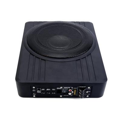 China High Quality 8-10 Inch Small Height Power Amplifier Hot Sale Car Bass Audio Woofer Car Seat Cannon Horn Car Subwoofer Slim Steel for sale