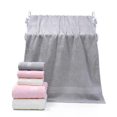 China Wholesale Large Size Child Safe Hotel Cotton White Bath Towels 100 for sale