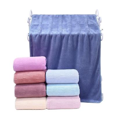 China High Quality Kid Safe Quick Dry Cheap Custom Design Microfiber Bath Towels Microfiber Cloth Coral Fleece for sale