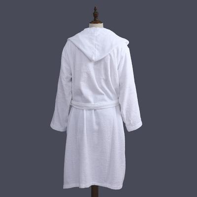 China QUICK DRY 100% Cotton Flannel Stripe Robe Bathrobe For Hotel Use for sale