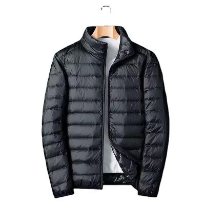 China Waterproof 2023 men's jacket men's short coat men's down jacket men's super thin slim down jacket large size youth thin down for sale