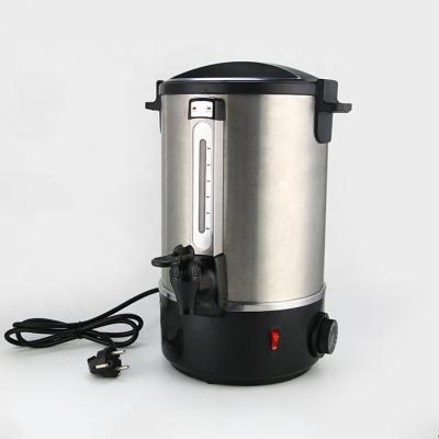 China Keep Hot Commercial Electric Drinking Water Boiler Double Layer Coffee Tea Water Urn 6L-35L for sale