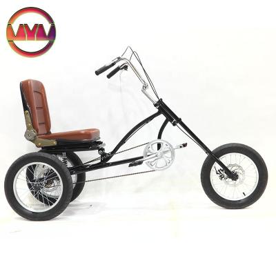 China OEM Wholesale Cheap Good Quality Factory Price Large Tricycle Adult Tricycle 20/24 Inch Double Pedal Outdoor Tricycle Adult Tricycle for sale