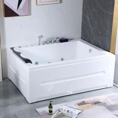 China Acrylbad Sanitärwaren Glasfaser Doppel Whirlpool Spa-Badewanne zu verkaufen