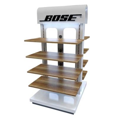 China Custom Loudspeaker New Design Retail Store Loudspeaker Display Stand for sale