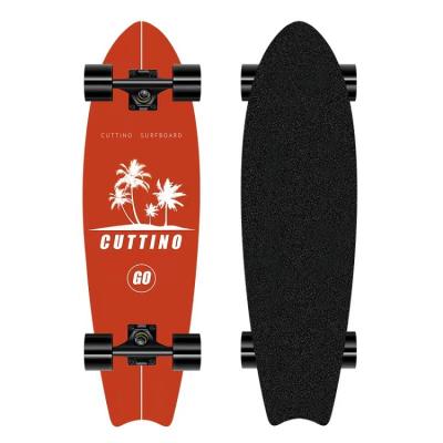 China Youth 28 Inch Complete Skateboard For Adults Teens Kids Skate Board 7 Layer Maple Trick Fish Big for sale