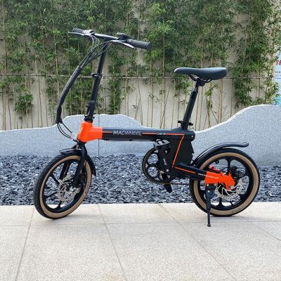 China 14 Inch 250w 36v 48v Lithium Battery Long Range Retro Pedal City Scooter e Bike Small Mini Electric Bike Child Electric Safe Speed for sale